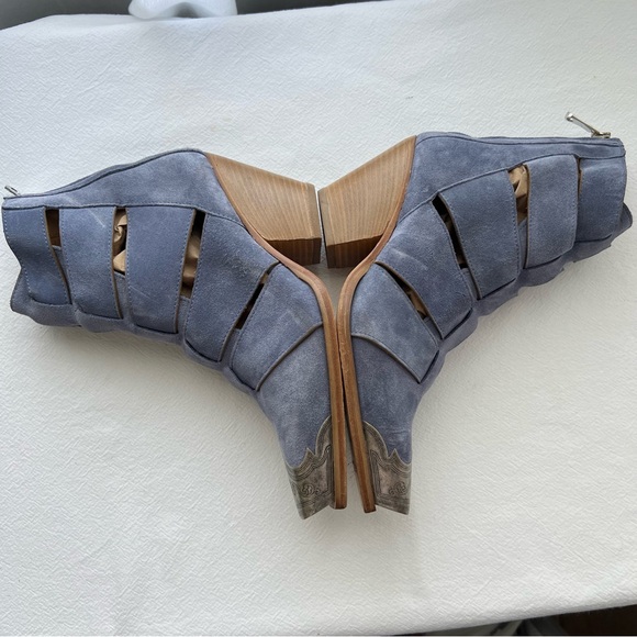 FREE PEOPLE Women’s BRAYDEN Fisherman Western Booties Snip Toe New Size 6 - Picture 5 of 12